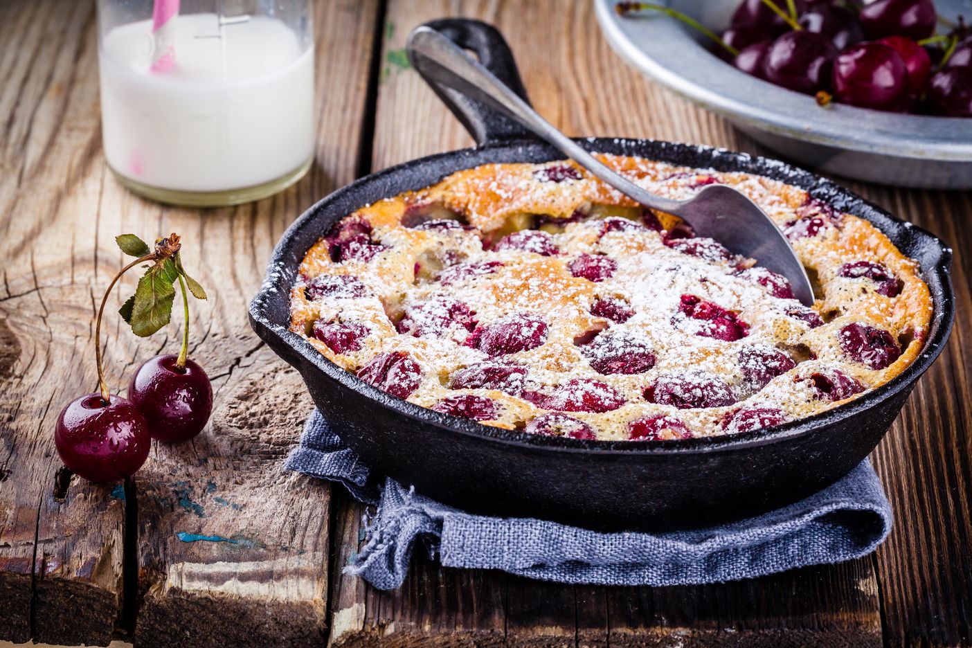 Clafoutis aux cerises noires