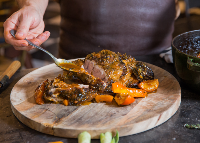 Épaule d’Agneau du Poitou-Charentes IGP, pain d’épices et potimarron