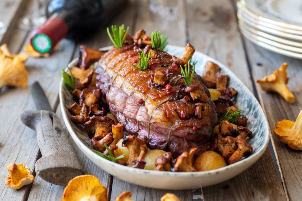 Rôti de Magret de Canard Fermier des Landes laqué au Floc-de-Gascogne blanc